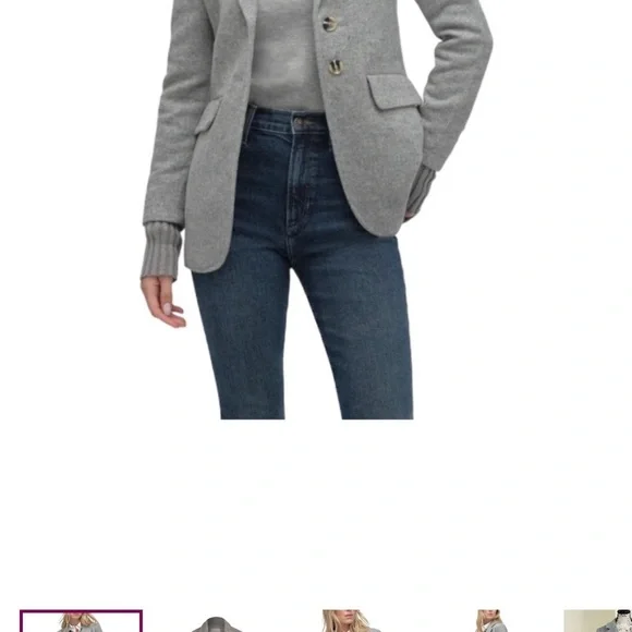 Favorite Daughter Gray Wool Blazer - Picture 2 of 7